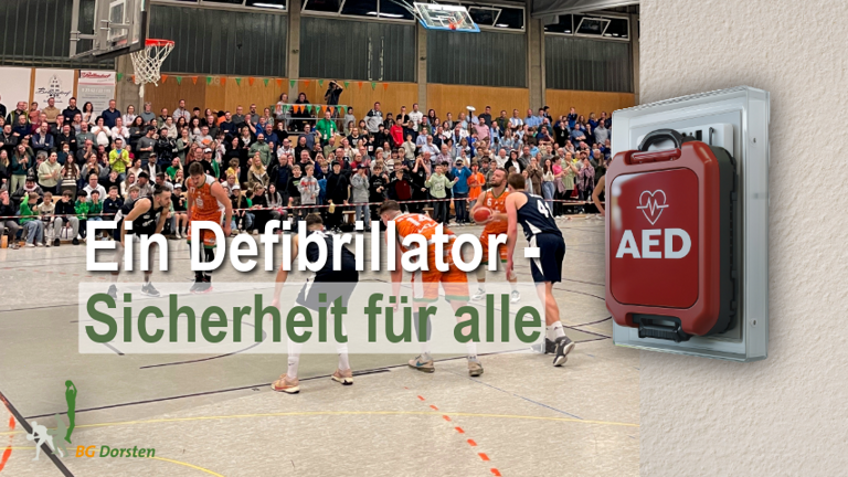 Ein Defibrillator – Sicherheit für alle bei der BG Dorsten