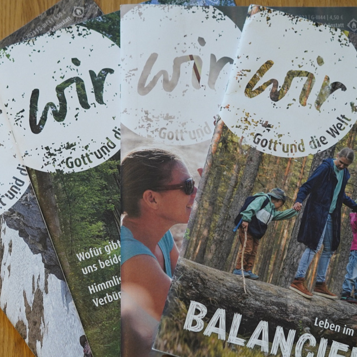 Geschenk-Abos  für das Familien-Magazin WIR - Gott und die Welt