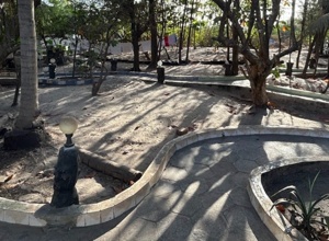 Sandspielplatz für Kinderoase in Gambia