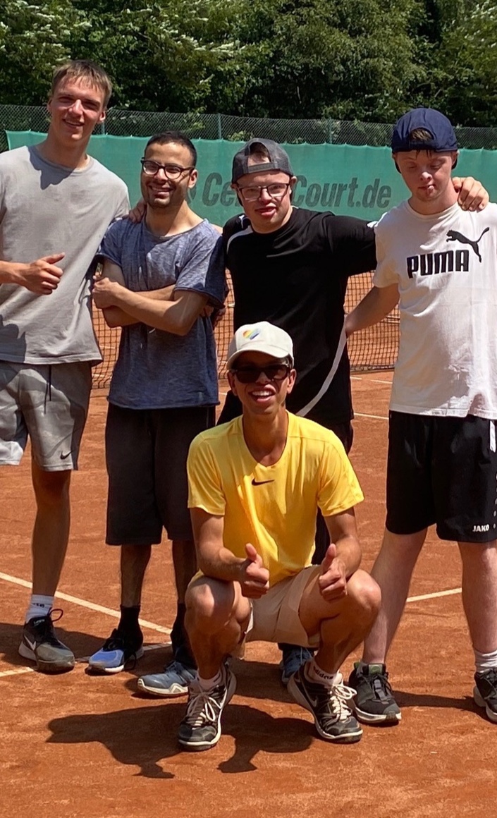 Inklusives Projekt  Tennisclub Grün-Weiss Brüser Berg