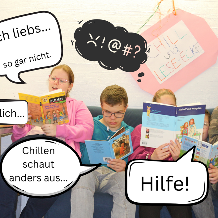 Eine Chill- und Lese-Ecke für die Schule der Lebenshilfe