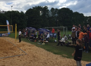 Erweiterung der Beachvolleyballanlage