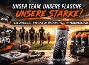 Gatorade Flaschen für ein authentisches Football Spiel der Dorsten Rea