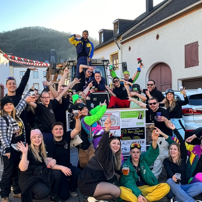 Stromerzeuger für den KFG-Karnevalswagen