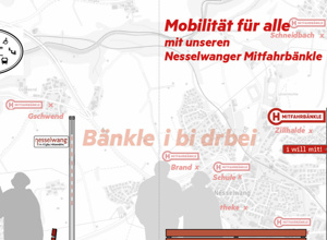 Mitfahrbänkle in Nesselwang: Mobilität - einfach für alle