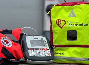 Mobiler Defibrillator für die Rot-Kreuz-Bereitschaft Gerzen