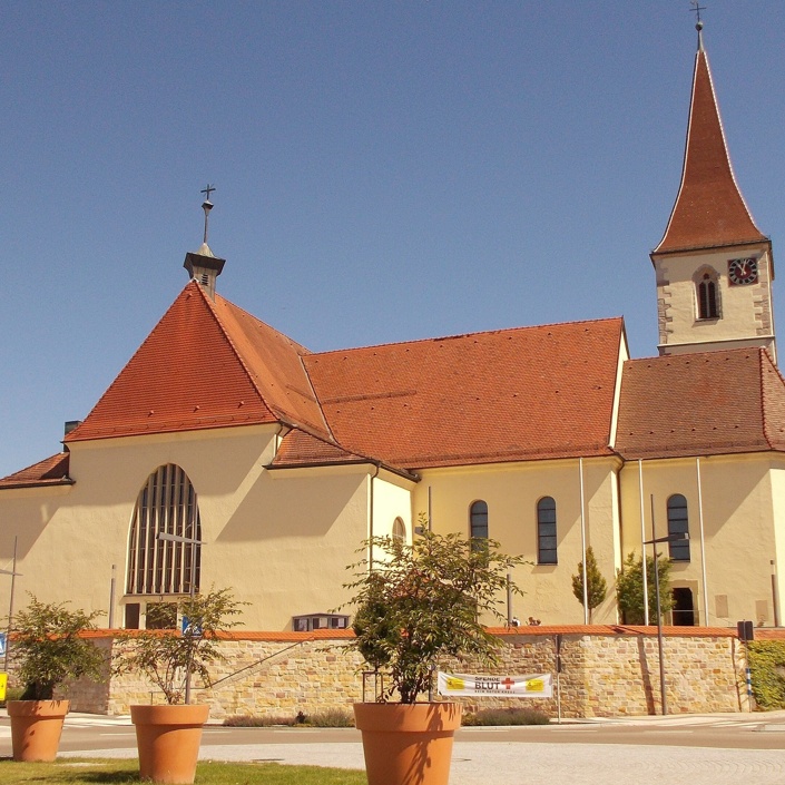 Kirchenrenovation Hl. Kreuz Kirche Hüttlingen