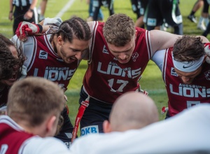Flaggenset für den Flagfootball Verein der Augsburg Lions