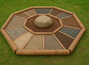 Erstellung eines Barfußpfades für Mitglieder und die Öffentlichkeit