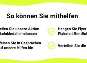 Jetzt kein Kind alleine lassen – Soforthilfe in Zeiten von Corona