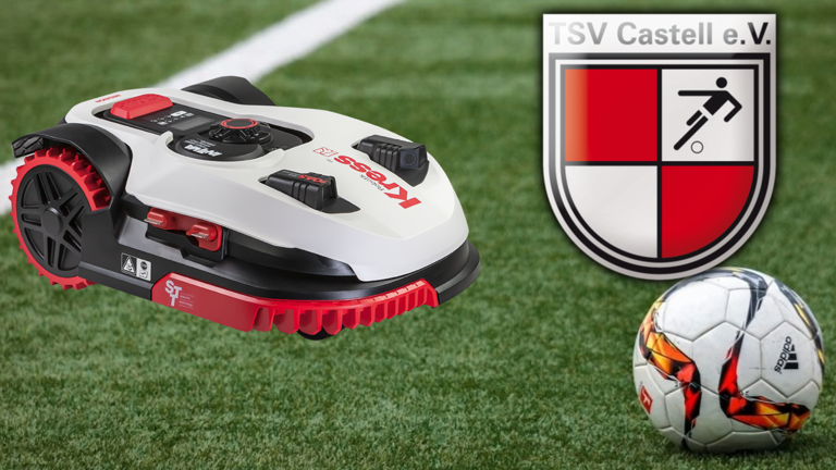 Mähroboter für unseren Sportplatz des TSV Castell e.V.