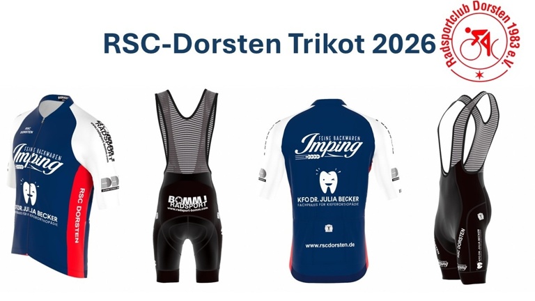 Neues Radsporttrikot für möglichst alle Mitglieder des RSC Dorsten