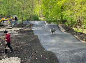 Bau Pumptrack am Blochhauer Ilsenburg