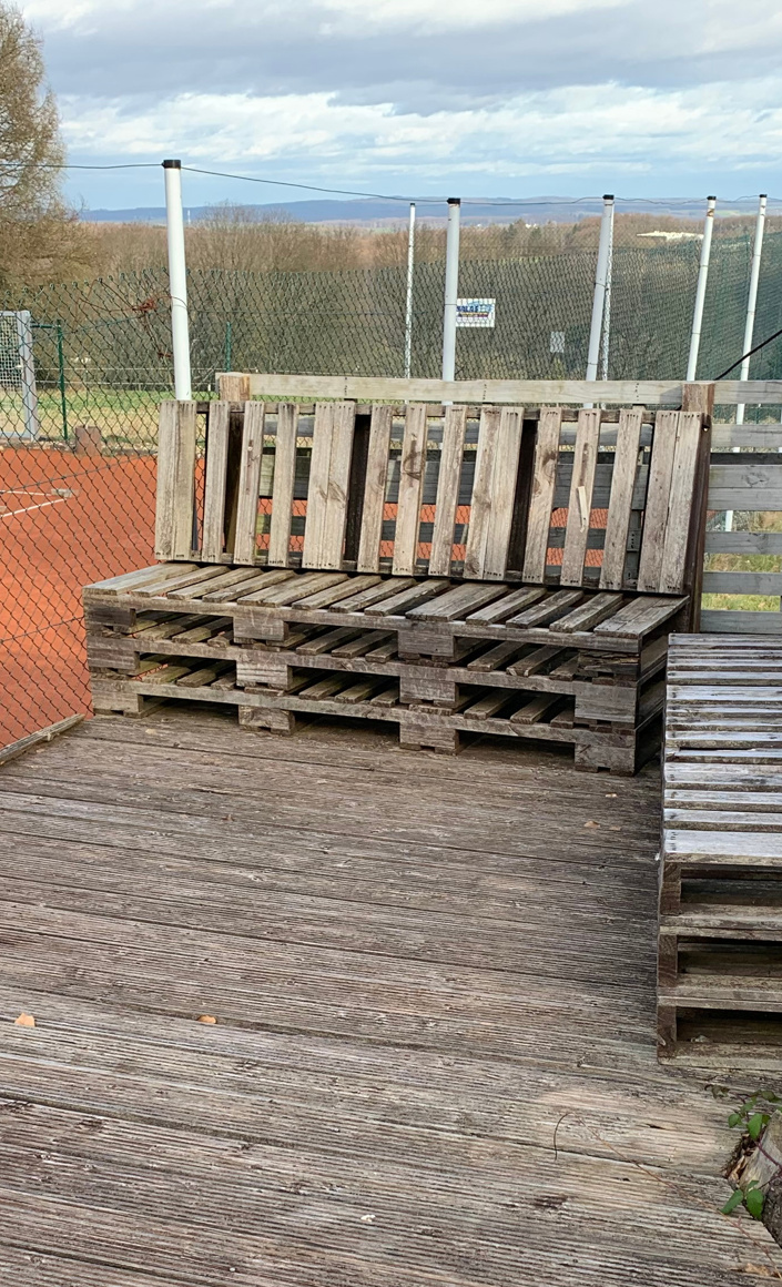 TC Horhausen Renovierung Sitzgruppe