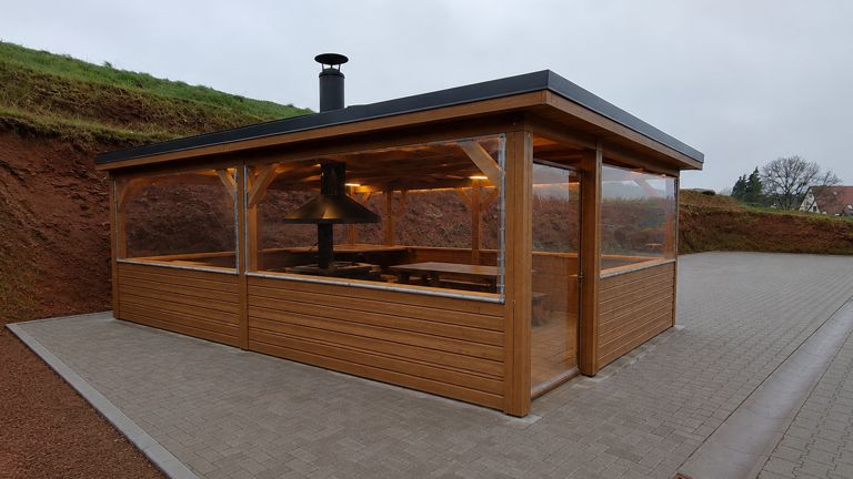 Grillhütte für die Feuerwehr Rieschweiler-Mühlbach