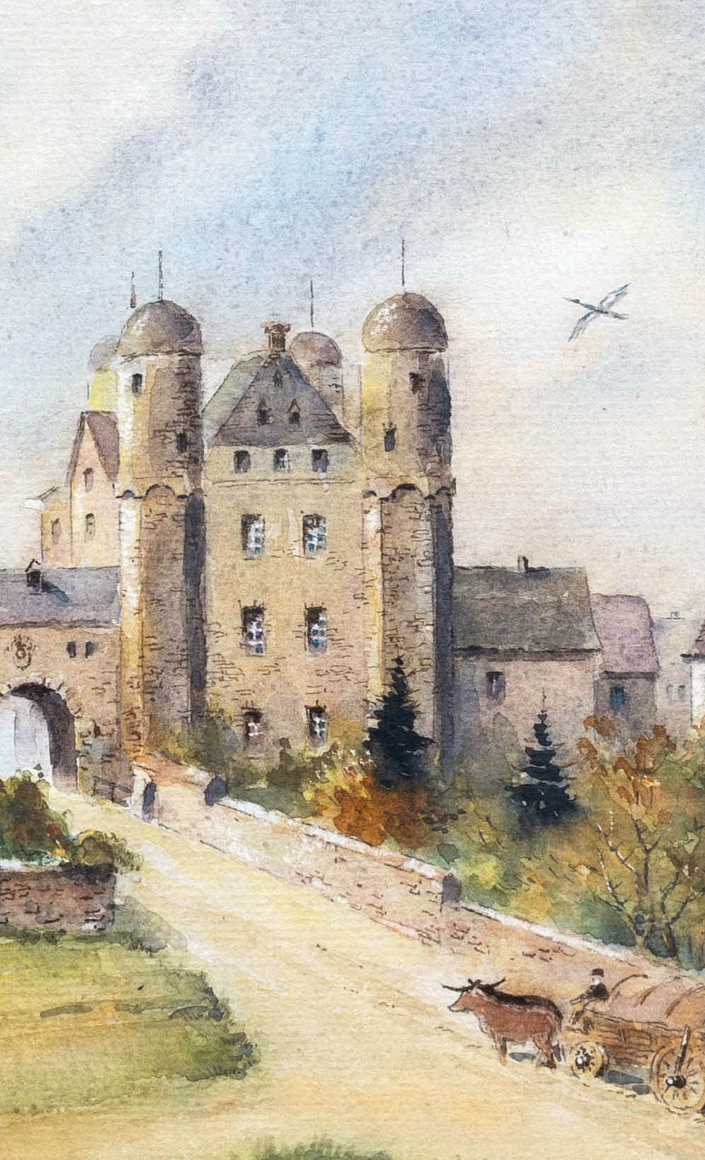 3D-Rekonstruktion der Nieder-Olmer Laurenziburg