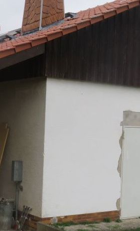 Unterstand Rasentraktor / Alarmanlage