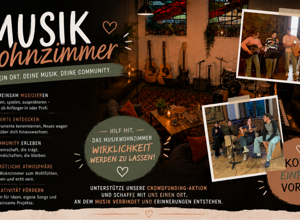 Gemeinsam Musik machen – das Musikwohnzimmer entsteht