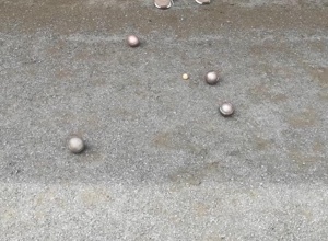 Boule-Anlage im Kirchpark