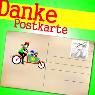 Dankeschön Postkarte