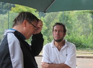 Aufenthaltshütte auf der Tennisanlage