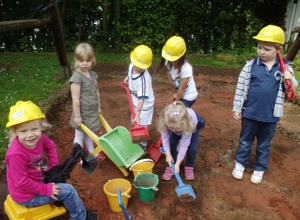 Spielplatz Kindergartenkinder Queidersbach