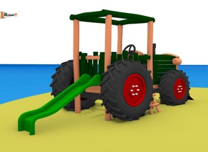 Klettertraktor für unsere Minis