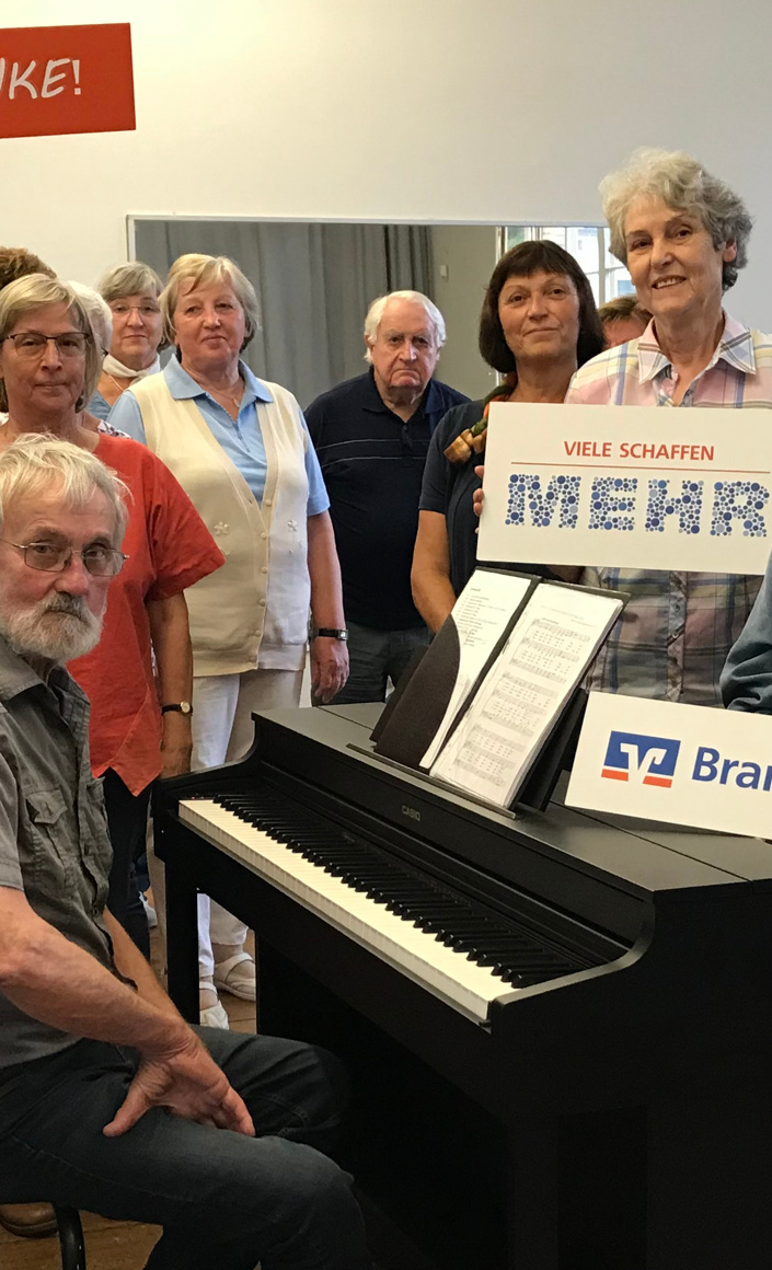 Ein Klavier für unseren Volkschor