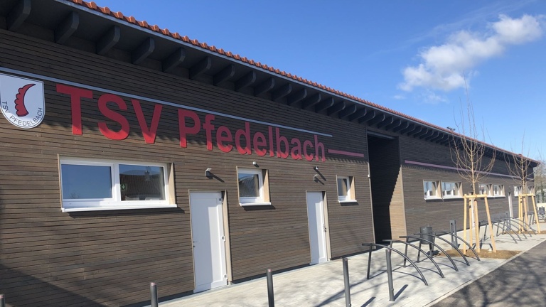 Neubau Umkleidekabinen und Vereinsheim des TSV Pfedelbach