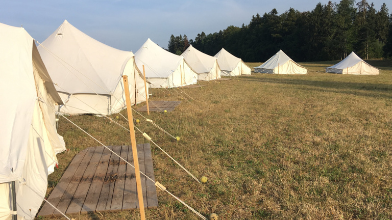 Zelte für die Kolpingjugend Walldürn