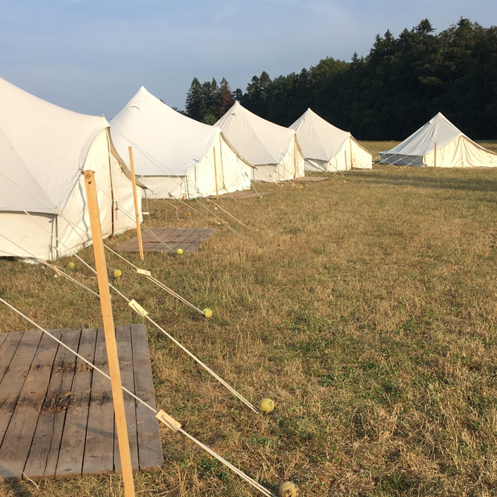 Zelte für die Kolpingjugend Walldürn