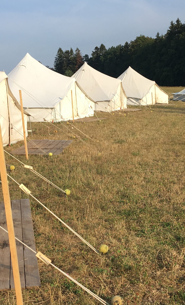 Zelte für die Kolpingjugend Walldürn