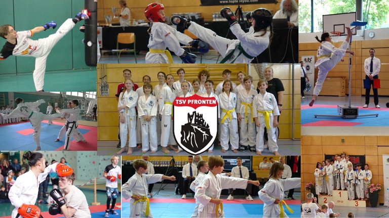 Trainingsequipment für Taekwon-Do/Kickbox Abteilung
