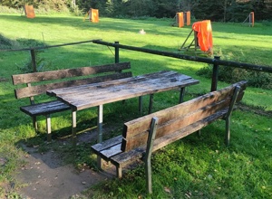 Anschaffung neuer Tischgarnituren für den Bogenplatz