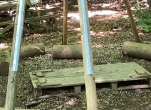 Video - Tipi-Dach für den Waldkindergarten