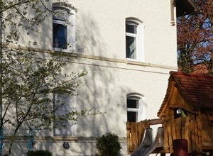 Ein Sonnensegel für die KiTa Regenbogen