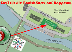 Ein Defi für die Bootshäuser auf Rappenwört