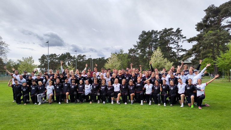 Nationalspieler:innen bei der Ultimate Frisbee WM 2024 in Australien