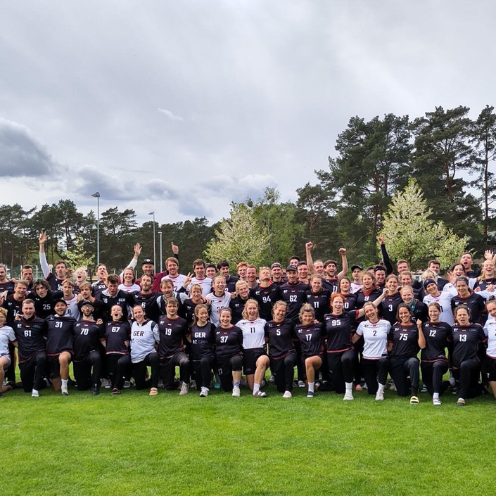 Nationalspieler:innen bei der Ultimate Frisbee WM 2024 in Australien