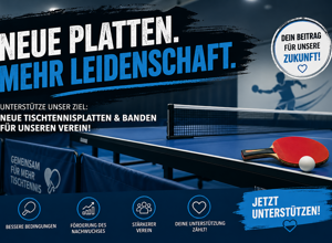 Tischtennis-Platten & Equipment für SV Zeltingen-Rachtig