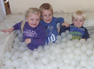 Bällebecken im neuen Kinderhaus am Tappenhof