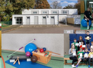 Volksbank: Sportgeräte für die Turnabteilung