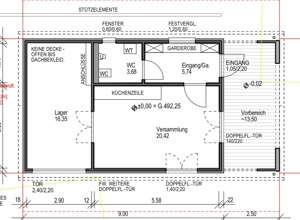 Feuerwehr Gemeinschaftshaus FFW Kappel OT Almos