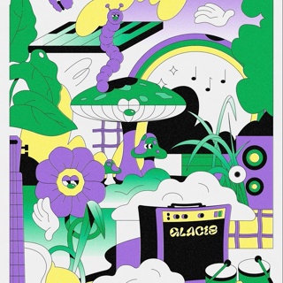 GLACIS OPEN AIR Risographie-Posterdruck