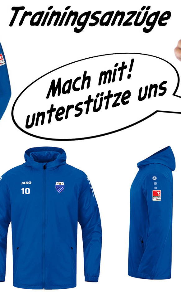 Trainingsanzüge für die Jugend des SV 1926 Hermesdorf e.V.