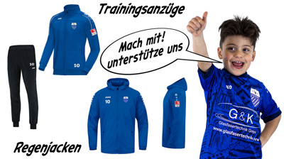 Trainingsanzüge für die Jugend des SV 1926 Hermesdorf e.V.