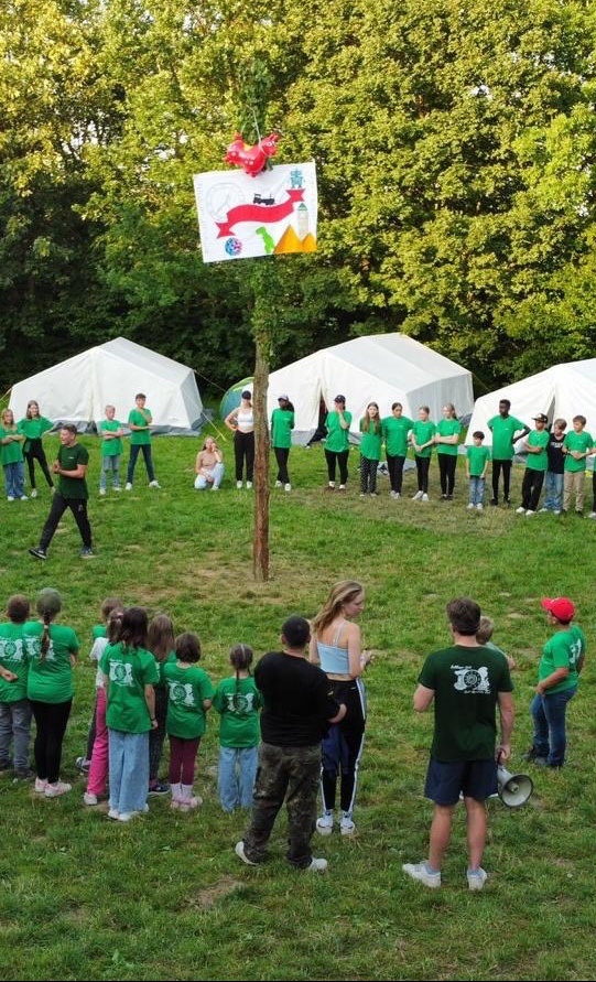 Zeltmaterial für Sommerzeltlager