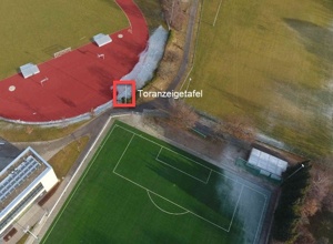 LED-Anzeigetafel für den FC Isny