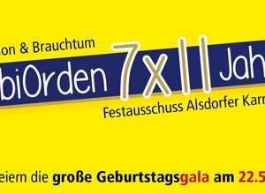 7x11jähriges Jubiläum Festausschuss Alsdorf