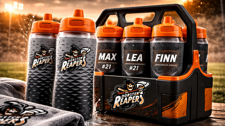 Gatorade Flaschen für ein authentisches Football Spiel der Dorsten Rea